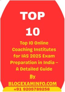 TOP TEN IAS COACHING IN INDIA