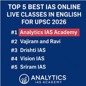 TOP 5 BEST IAS ONLINE LIVE CLASSES IN ENGLISH