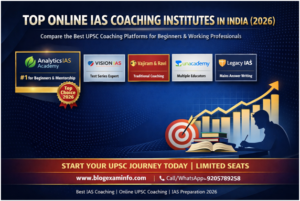 Top Online IAS Coaching Institutes in India